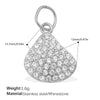 Wholesale 316L Stainless Steel Cartoon Animal Zodiac Inlaid Rhinestone Starfish Coconut Tree Pendant Necklace Bracelet Accessories Electroplated