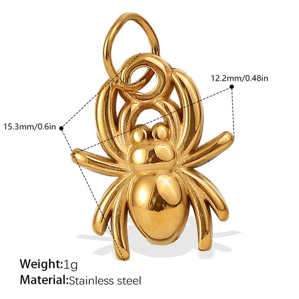 Wholesale 316L Stainless Steel Cartoon Animal Zodiac Inlaid Rhinestone Starfish Coconut Tree Pendant Necklace Bracelet Accessories Electroplated