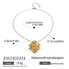 Wholesale Stainless Steel Celtic Knot Hollow Jewelry With Electroplating For Women Necklace And Earrings With Original Design Sense And Classic Texture