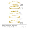 Wholesale Stainless Steel Chain Bracelet For Women Fashion Personality Gold Electroplated Jewelry