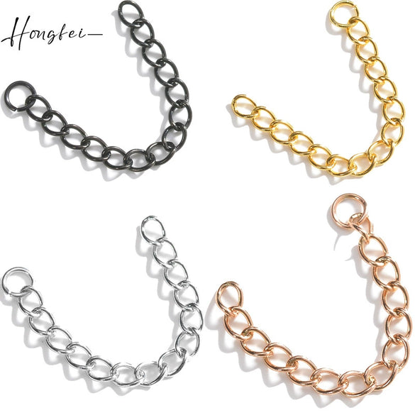 Wholesale Stainless Steel Chain Extension Necklace Bracelet Accessories With Electroplating Treatment