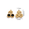 Wholesale Stainless Steel Cherry Pattern Handmade Diy Jewelry Pendant Earrings Necklace With Electroplating