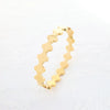 Wholesale Stainless Steel Clover Female Bracelet With Enamel And Electroplating Craft