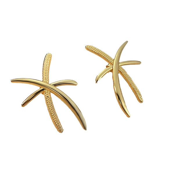 Wholesale Stainless Steel Coconut Tree Geometric Electroplated Earrings For Couples