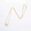 Wholesale Stainless Steel Coconut Tree Pendant Clavicle Chain With Leaf Pattern Simple Style For Women