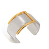 Wholesale Stainless Steel Color Matching Bracelet With Geometric Style And Electroplating Treatment
