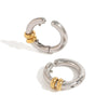 Wholesale Stainless Steel Color Matching Ear Bone Clip Earrings For Women With Geometric Design And Electroplating Treatment