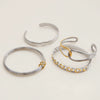 Wholesale Stainless Steel Color Matching Geometric Bracelet For Women With Electroplating Processing