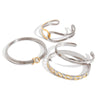 Wholesale Stainless Steel Color Matching Geometric Bracelet For Women With Electroplating Processing