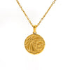 Wholesale 316L Stainless Steel Constellation Pendant Necklace With Electroplating And Cross Chain