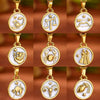 Wholesale Stainless Steel Constellation Pendant Necklace With Regular Chain Electroplated Unisex Style