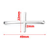 Wholesale Stainless Steel Cross Double Hole Connector Diy Bracelet Necklace Accessories With Electrolysis Process And Original Design