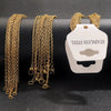 Wholesale Stainless Steel Cross O Shaped Chain Jewelry Accessories 18K Gold Plated Electroplated Handmade
