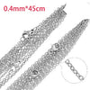 Wholesale Stainless Steel Cross O Shaped Chain Jewelry Accessories 18K Gold Plated Electroplated Handmade