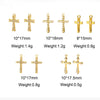 Wholesale Stainless Steel Cross Zircon Pendant Jewelry Accessories With Electroplating And Handmade Clavicle Chain