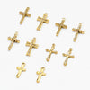 Wholesale Stainless Steel Cross Zircon Pendant Jewelry Accessories With Electroplating And Handmade Clavicle Chain