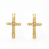 Wholesale Stainless Steel Cross Zircon Pendant Jewelry Accessories With Electroplating And Handmade Clavicle Chain
