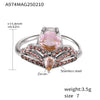 Wholesale Stainless Steel Crown Pattern Women's Ring With Electroplating