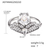 Wholesale Stainless Steel Crown Pattern Women's Ring With Electroplating