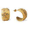 Wholesale 316L Stainless Steel Cshaped Inlaid Rhinestone Imitation Pearl Electroplated Women's Earrings Retro Style