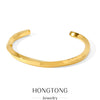 Wholesale Stainless Steel Cshaped Spiral Twist Joker Geometric Electroplated Fashion Commuter Summer Bracelet