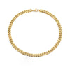 Wholesale Stainless Steel Cuban Chain Necklace For Men And Women 14K Gold Plated U Shape Street Hip Hop Style
