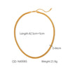 Wholesale Stainless Steel Cuban Chain Necklace With Geometric Design Pvd Vacuum Plated
