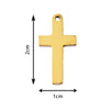 Wholesale Stainless Steel Cut Hollow Cross Jewelry Accessories For Diy Earrings And Bracelet Material