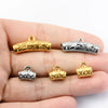 Wholesale Stainless Steel Cylindrical Drum Beads Electroplated Pendant Necklace