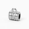 Wholesale Stainless Steel Cylindrical Drum Beads Electroplated Pendant Necklace