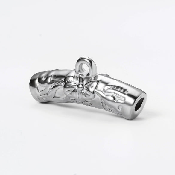 Wholesale Stainless Steel Cylindrical Drum Beads Electroplated Pendant Necklace