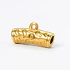 Wholesale Stainless Steel Cylindrical Drum Beads Electroplated Pendant Necklace
