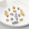 Wholesale Stainless Steel Cylindrical Drum Beads Electroplated Pendant Necklace