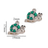 Wholesale Stainless Steel 3D Vintage Enamel Oil Drop Cartoon Bear Pendant Necklace Jewelry Accessories