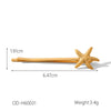 Wholesale Stainless Steel Daisy Hairpin With Vacuum Plating And Electroplating Female Highend Style
