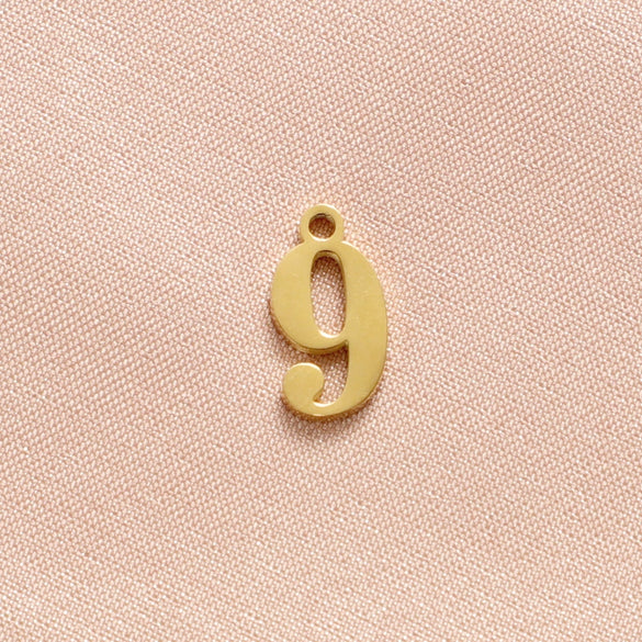 Wholesale Stainless Steel Digital Pendant Necklace Jewelry Accessories With Electroplating And Letters Numbers Text Pattern