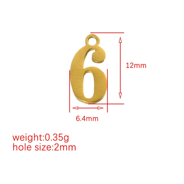 Wholesale Stainless Steel Digital Pendant Necklace Jewelry Accessories With Electroplating And Letters Numbers Text Pattern