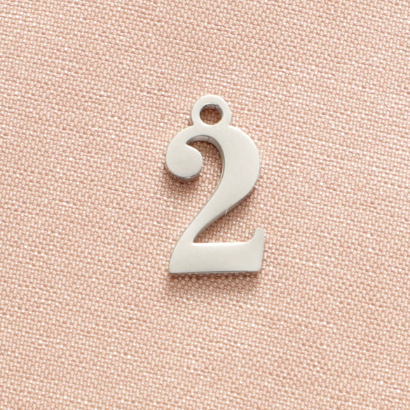 Wholesale Stainless Steel Digital Pendant Necklace Jewelry Accessories With Electroplating And Letters Numbers Text Pattern