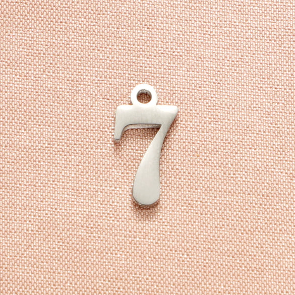 Wholesale Stainless Steel Digital Pendant Necklace Jewelry Accessories With Electroplating And Letters Numbers Text Pattern