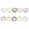 Wholesale Stainless Steel Double Layer Perforated Spiral Nose Ring With Geometric Design Electroplated Jewelry For Unisex