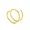 Wholesale Stainless Steel Double Layer Perforated Spiral Nose Ring With Geometric Design Electroplated Jewelry For Unisex