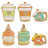 Wholesale Stainless Steel Dripping Oil Ice Cream Cup Phone Charm Pendant Jewelry Accessories