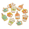 Wholesale Stainless Steel Dripping Oil Ice Cream Cup Phone Charm Pendant Jewelry Accessories