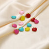 Wholesale Stainless Steel Dripping Oil Love Peach Heart Pendant Jewelry Accessories