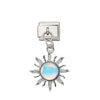 Wholesale Stainless Steel Dripping Oil Style Bracelet With Star Butterfly Sun Heart Shapes
