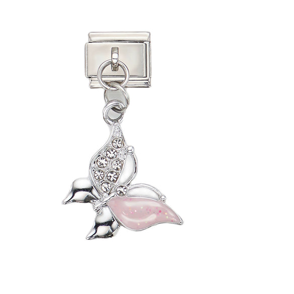 Wholesale Stainless Steel Dripping Oil Style Bracelet With Star Butterfly Sun Heart Shapes
