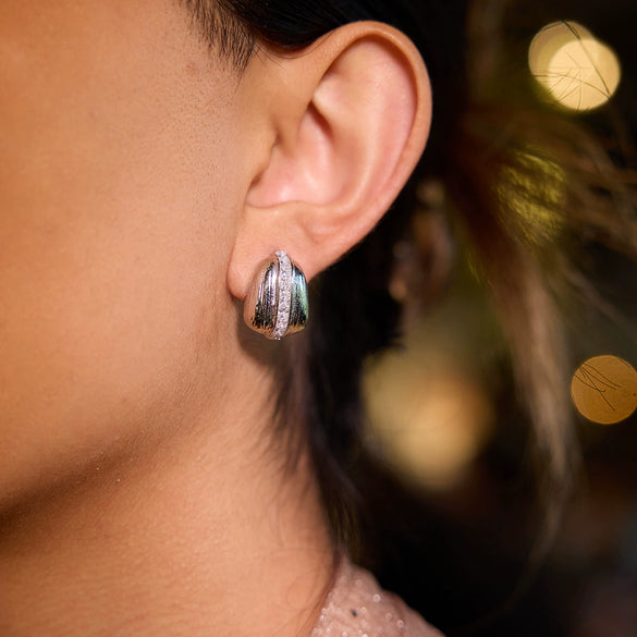 Wholesale Stainless Steel Drop Shape Electroplated Women's Earrings Light Luxury Minimalist Design