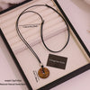 Wholesale Stainless Steel Drop Shape Metal Pull Long Necklace For Stacking