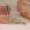 Wholesale Stainless Steel Drop Shaped Electroplated Geometric Earrings For Women