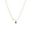 Wholesale Stainless Steel Dropshaped Electroplated Clavicle Chain Necklace For Women Fashion And Retro Style